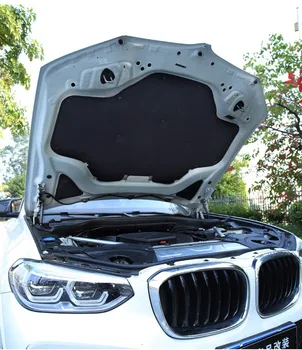 Автомобильный Передний Капот Двигатель Брандмауэр Коврик Накладка Крышка Глушитель Тепла Звука Шумоизоляция Хлопок для BMW X3 G01 X4 G02 2018-2021 H