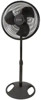 Универсальный стоячий вентилятор, осциллирующий регулируемый вентилятор на подставке с 3 скоростями, S16500, черный